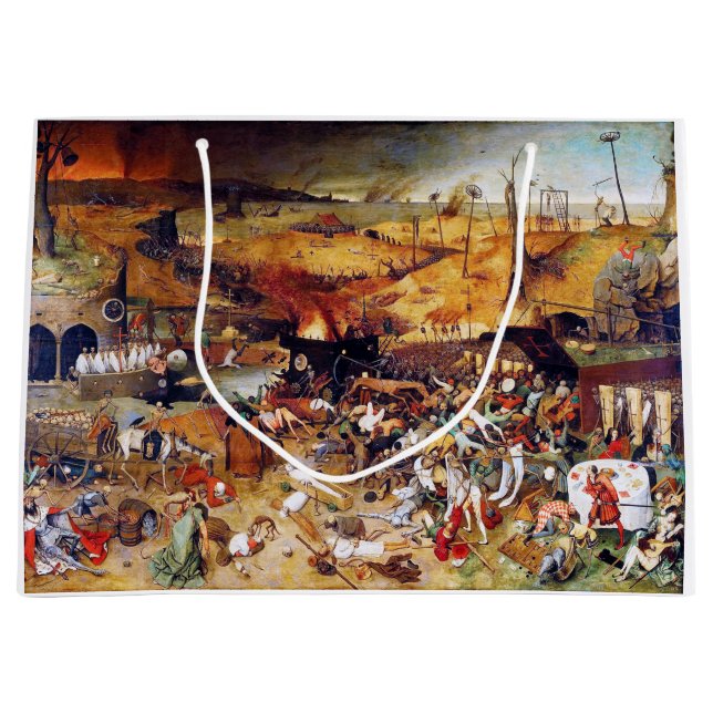 Grand Sac Cadeau Le triomphe de la mort, Pieter Bruegel (Devant)