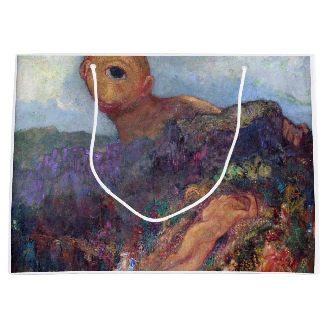 Grand Sac Cadeau Les Cyclops, Redon, 1898-1900 (Devant)