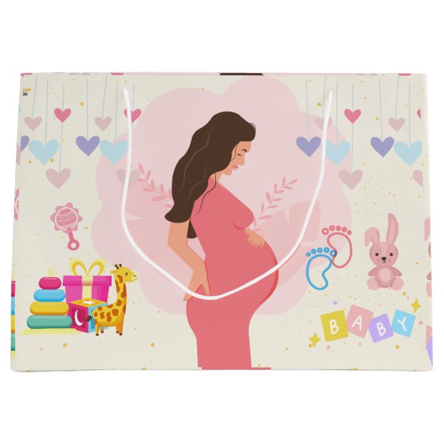 Grand Sac Cadeau Les mères attendues (Devant)