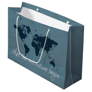 Grand Sac Cadeau Let the adventure begin