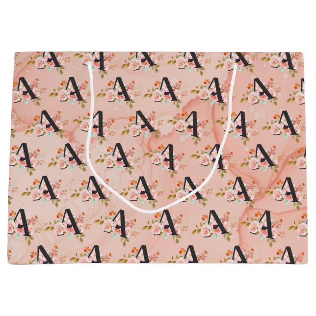 Grand Sac Cadeau Letter A (Devant)