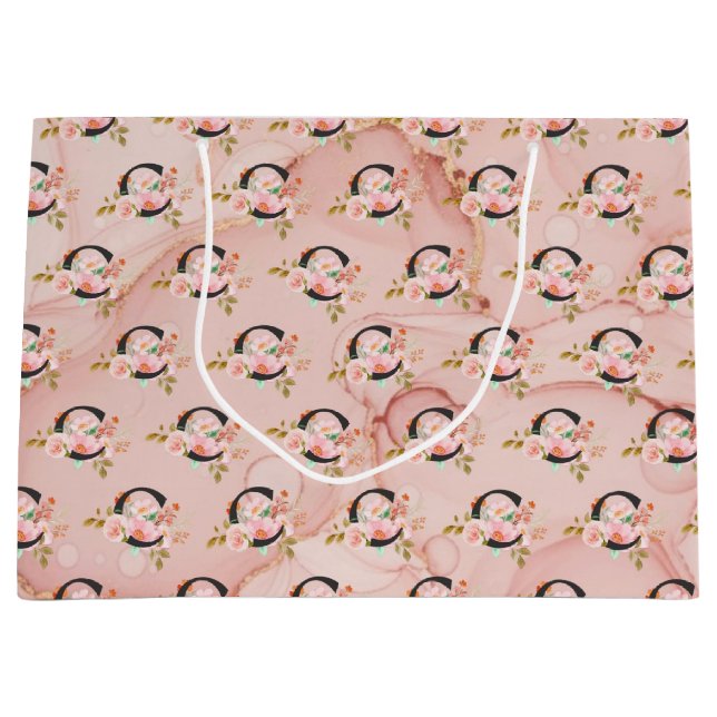 Grand Sac Cadeau Lettre C (Devant)