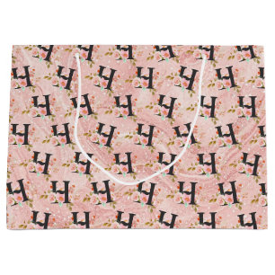 Grand Sac Cadeau Lettre H
