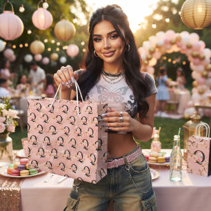 Grand Sac Cadeau Lettre Q