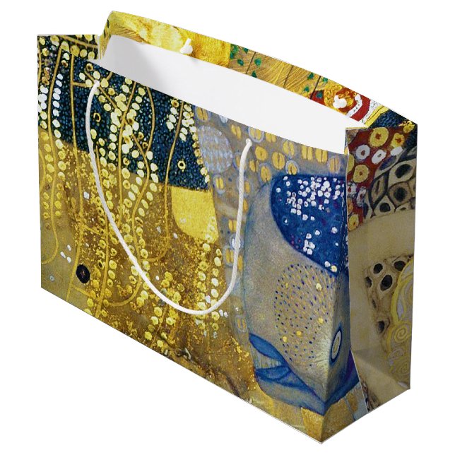 Grand Sac Cadeau L'Hydre, Gustav Klimt (Dos Angle)