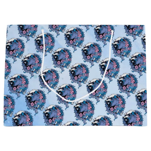 Grand Sac Cadeau Licorne (Devant)