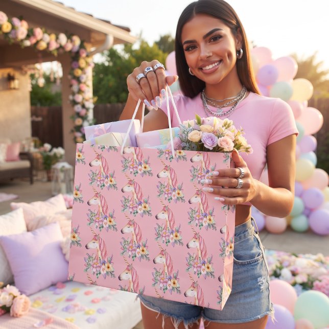 Grand Sac Cadeau Licorne (Créateur téléchargé)