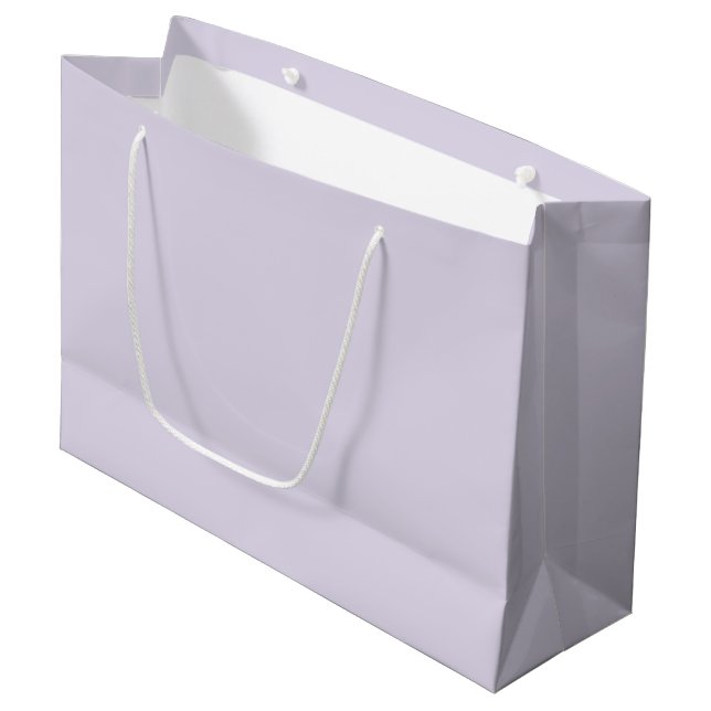 Grand Sac Cadeau Lilac (Devant Angle)
