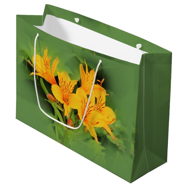 Grand Sac Cadeau Lily of the Incas (Devant Angle)