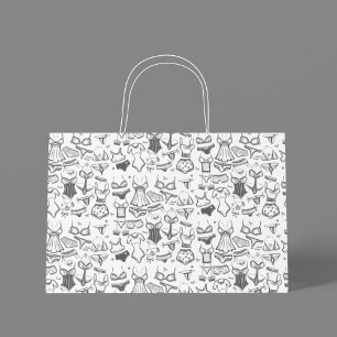Grand Sac Cadeau Lingerie Réception de Mariage