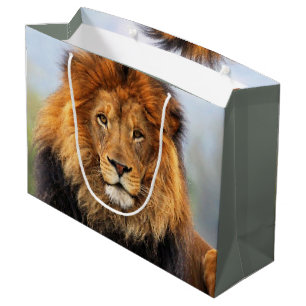 Grand Sac Cadeau Lion d'Afrique 1