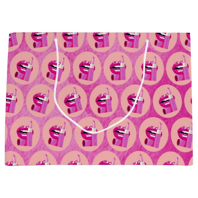 Grand Sac Cadeau Lips Large Gift Bag (Devant)