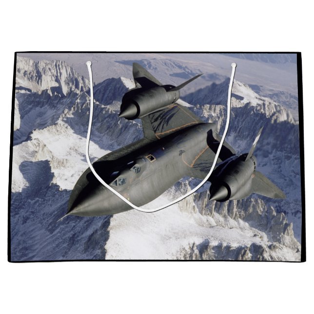 Grand Sac Cadeau Lockheed SR-71B Blackbird (Devant)