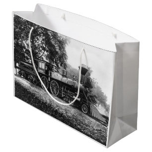 Grand Sac Cadeau Locomotive