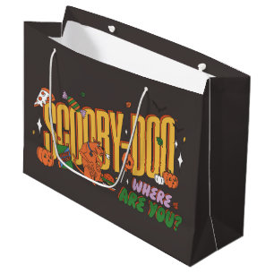 Grand Sac Cadeau Logo de collation Scooby-Doo Halloween