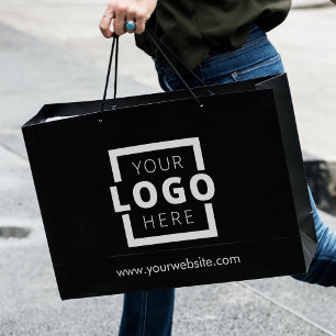 Grand Sac Cadeau Logo de l'entreprise personnalisée Cadeau promotio