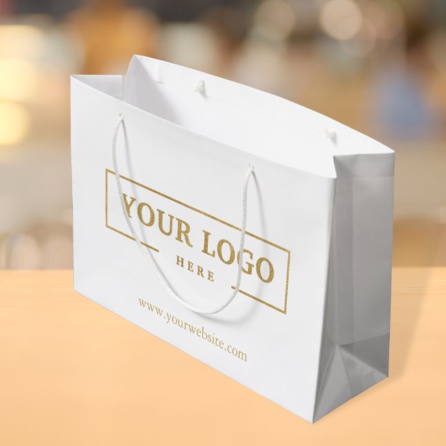 Grand Sac Cadeau Logo de l'entreprise personnalisée Cadeau promotio (Créateur téléchargé)