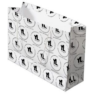 Grand Sac Cadeau Logo d'entreprise personnalisé professionnel