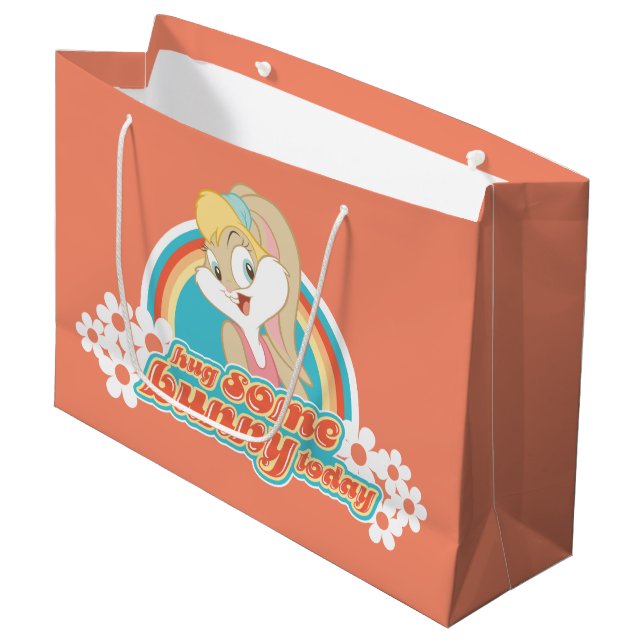 Grand Sac Cadeau Lola Bunny Hug De Lapin Aujourd'Hui (Devant Angle)