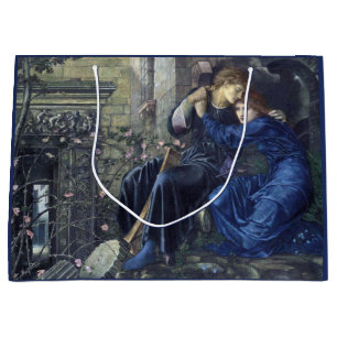 Grand Sac Cadeau Love Among the Ruins (par Edward Burne-Jones)