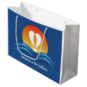 Grand Sac Cadeau Luffers Sunset_heart-forme de voiles_Lahaina