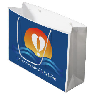 Grand Sac Cadeau Luffers Sunset_heart-forme sails_Personnalisé