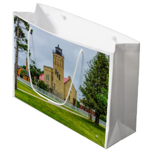Grand Sac Cadeau Lumière de la pointe Mackinac