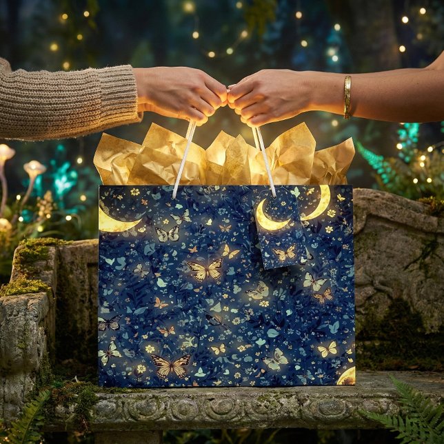Grand Sac Cadeau Lune Magique Lumineuse (Créateur téléchargé)