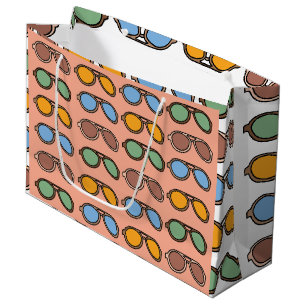 Grand Sac Cadeau Lunettes de soleil Coloré Lunettes de soleil d'été