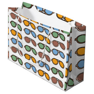 Grand Sac Cadeau Lunettes de soleil Coloré Lunettes de soleil d'été