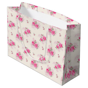 Grand Sac Cadeau Luxe floral