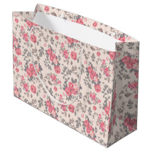 Grand Sac Cadeau Luxe floral