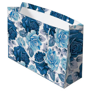 Grand Sac Cadeau Luxe floral