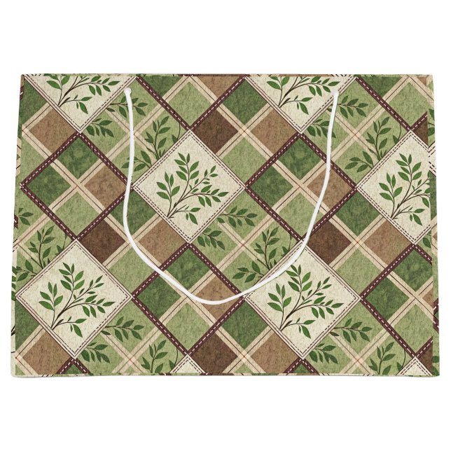 Grand Sac Cadeau Luxurious Holiday Gift Bag (Devant)