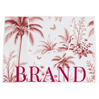 Grand Sac Cadeau Luxury Custom Logo Paper Gift Bag | Minimal Boutiq