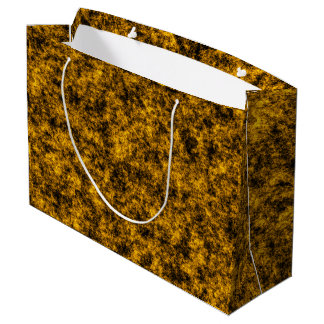 Grand Sac Cadeau Luxury Large Gold Glitter