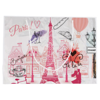 Grand Sac Cadeau Magie de Paris