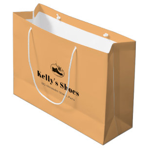 Grand Sac Cadeau Magnifique Entreprise Personnalisée Logo Shopping 
