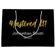 Maîtrisé ! Nom de l'année de la promotion Noir Bla