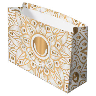 Grand Sac Cadeau Mandala de luxe 11