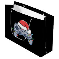 Manette de jeu vidéo chapeau de Noël Santa Gamer