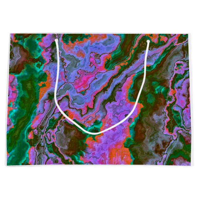 Grand Sac Cadeau Marbre aigre (Devant)