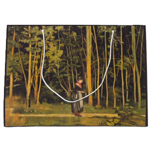 Grand Sac Cadeau Marche à la périphérie de la forêt (par Ferdinand