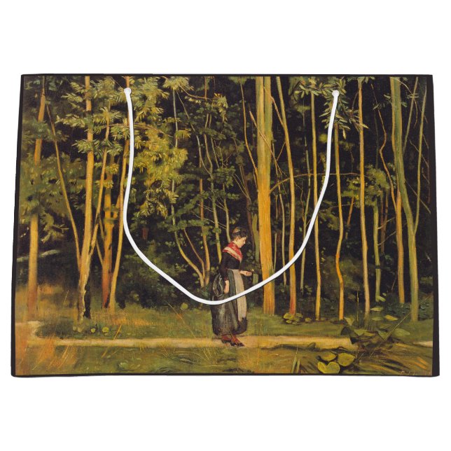 Grand Sac Cadeau Marche à la périphérie de la forêt (par Ferdinand  (Devant)