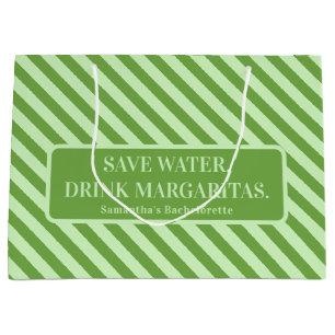 Grand Sac Cadeau Margs Matrimony Tequila Fête des mariées Bachelore