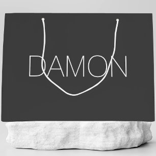 Grand Sac Cadeau Mariage de mariée moderne personnalisé