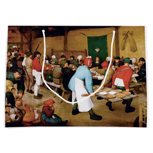 Grand Sac Cadeau Mariage paysan, Pieter Bruegel (Devant)