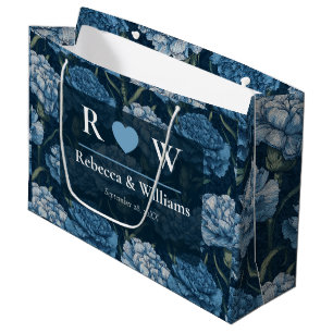 Grand Sac Cadeau Mariage Traditionnel Œillet Luxueux
