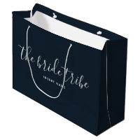 Mariée Tribu Bleu Nuit Personnalisé Mariage