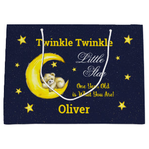 Grand Sac Cadeau Marine Gold Twinkle Little Star